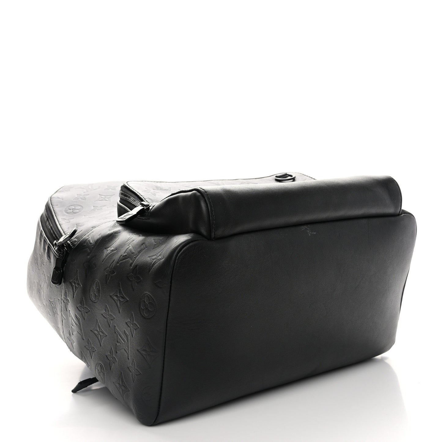 Calfskin Monogram Racer Backpack Black