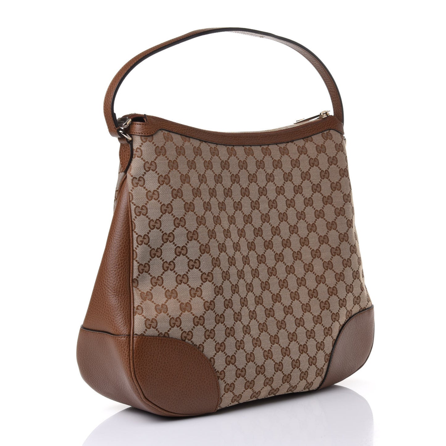 Soft GG Monogram Large Margaux Hobo Brown