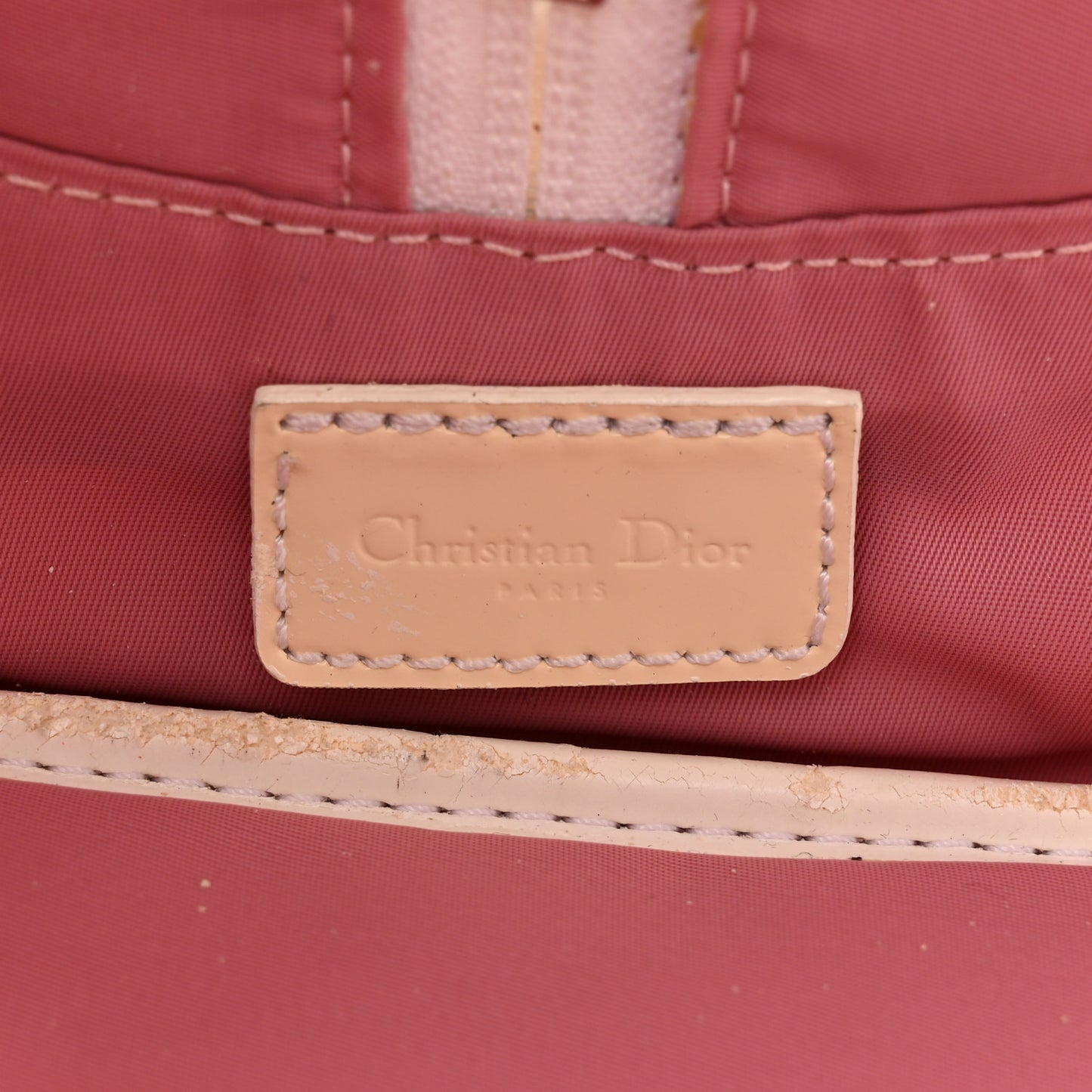 Monogram PVC Bowler Pink