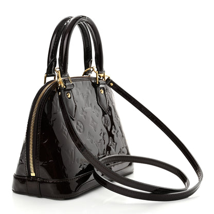 Louis Vuitton Vernis Alma BB Amarante 3 of 13