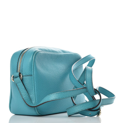 Gucci Pebbled Calfskin Small Soho Disco Bag Deep Cobalt 3 of 12
