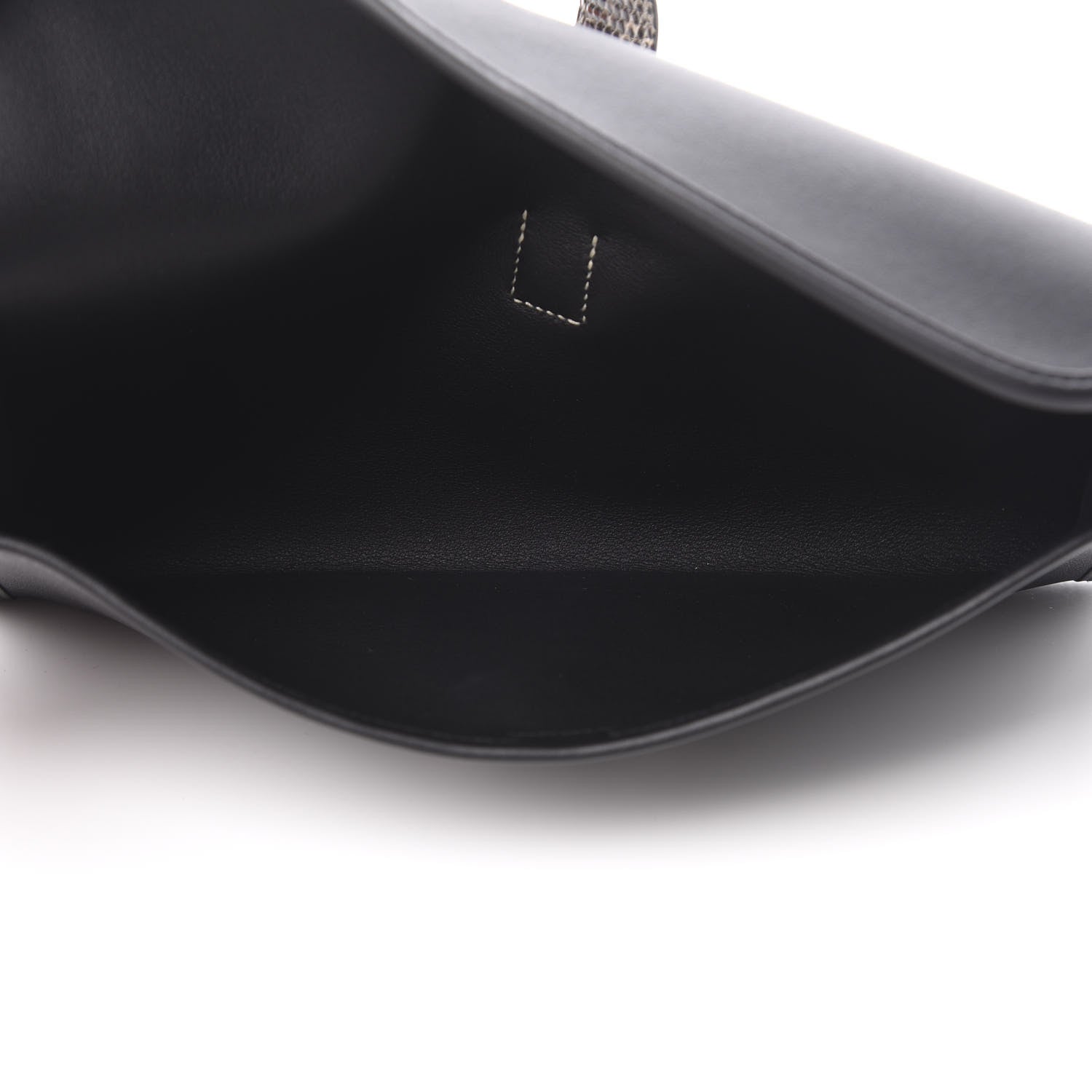 Hermes Swift Lizard Jige Elan Touch 29 Clutch Black Ombre 5 of 8