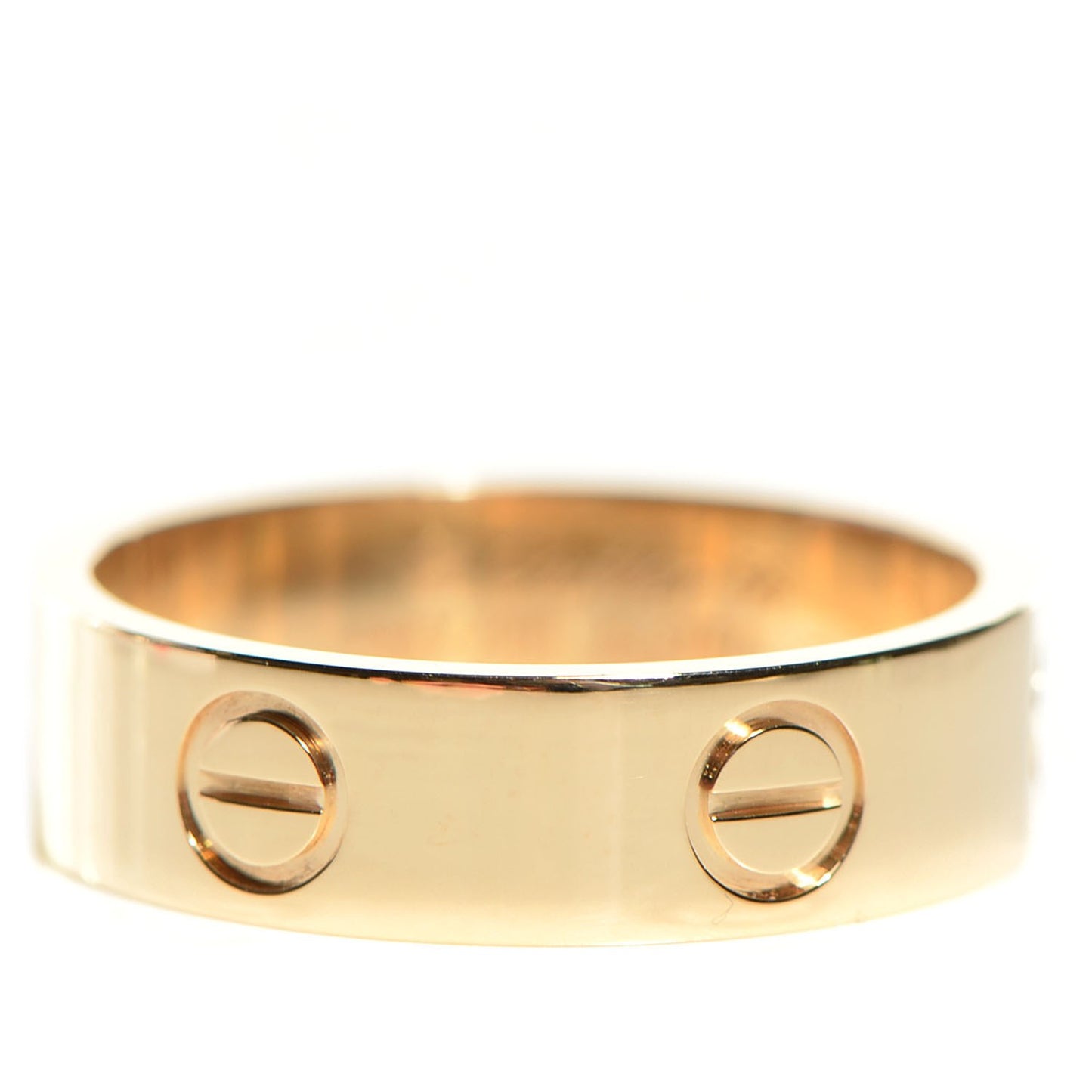 18K Yellow Gold 5.5mm LOVE Ring 56 7.5