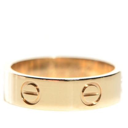 Cartier 18K Yellow Gold 5.5mm LOVE Ring 56 7.5 1 of 4