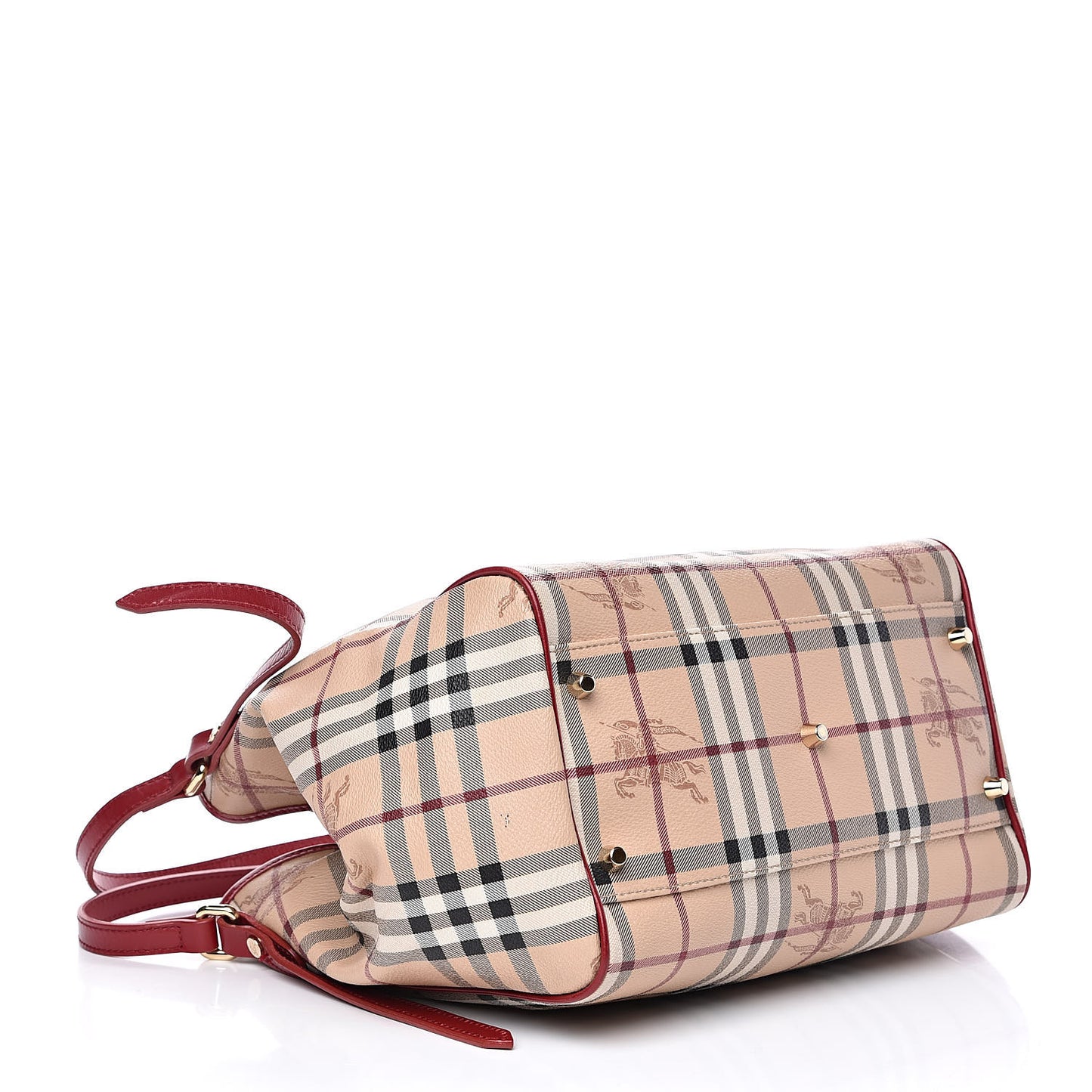 Haymarket Check Small Canterbury Tote Military Red