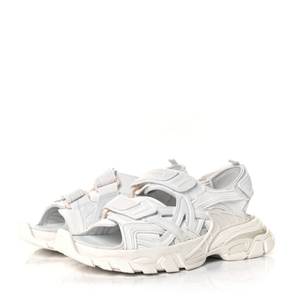 Balenciaga Neoprene Rubber Womens Track Sandals 38 White 3 of 9