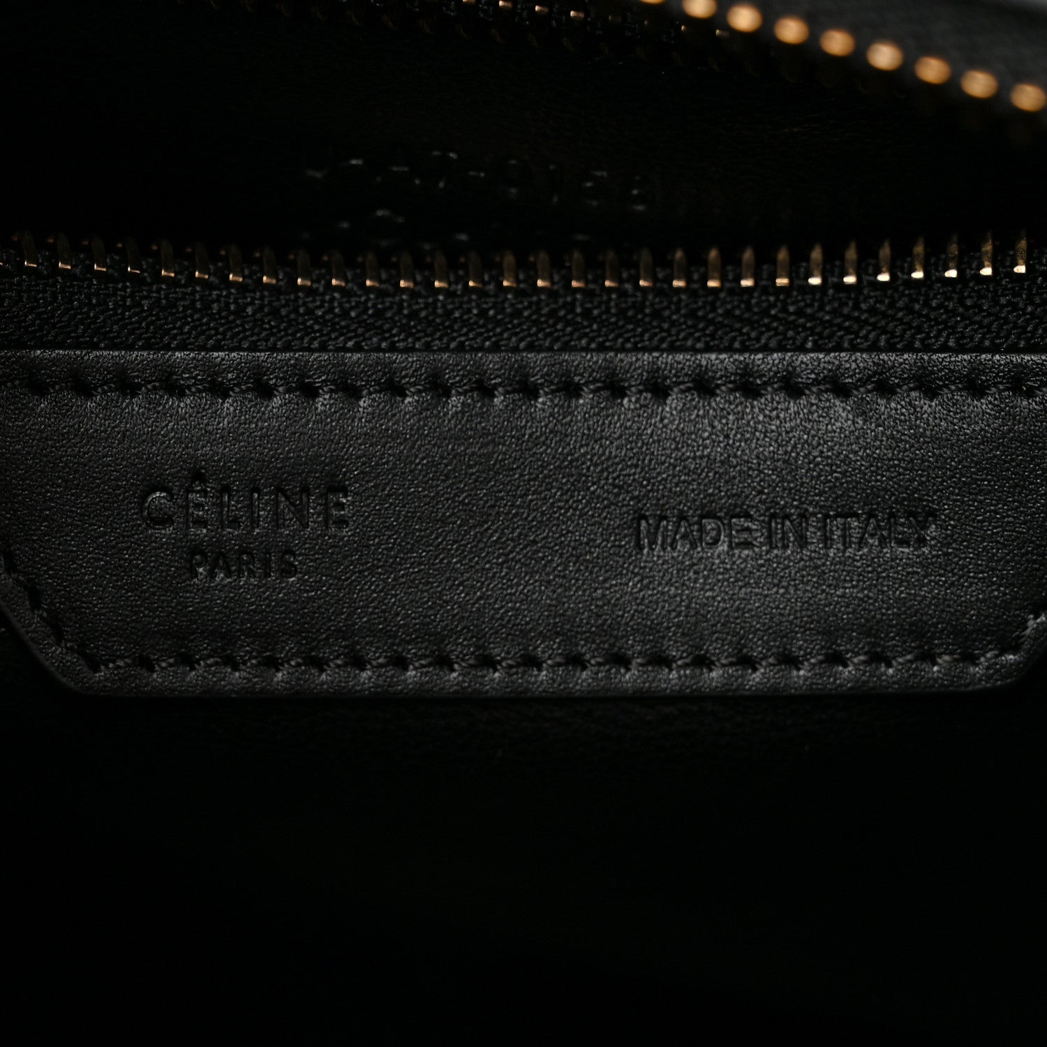 Celine Smooth Calfskin Micro Luggage Black 6 of 10