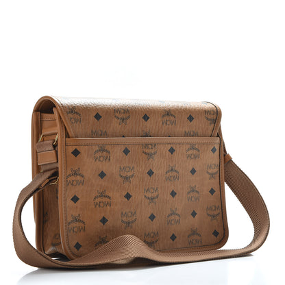 MCM Visetos Small Klassik Messenger Bag Cognac 2 of 8