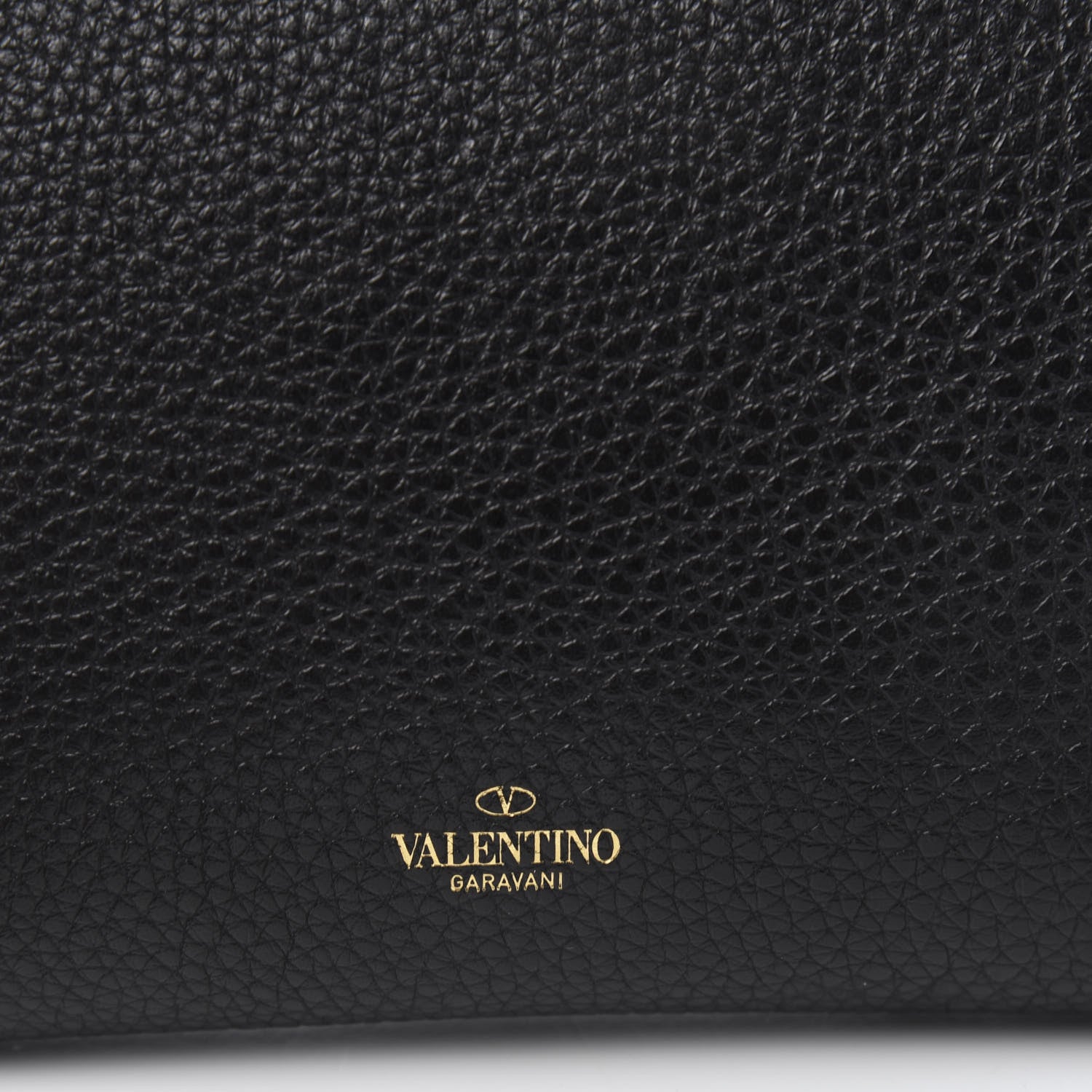 Valentino Garavani Grainy Calfskin Rockstud Double Flap Crossbody Bag Black 10 of 13
