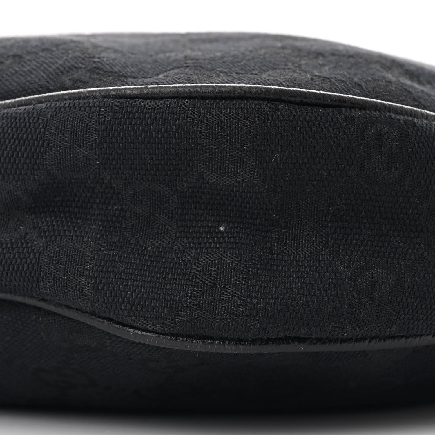 Gucci Monogram Medium Half Moon Hobo Black 10 of 10