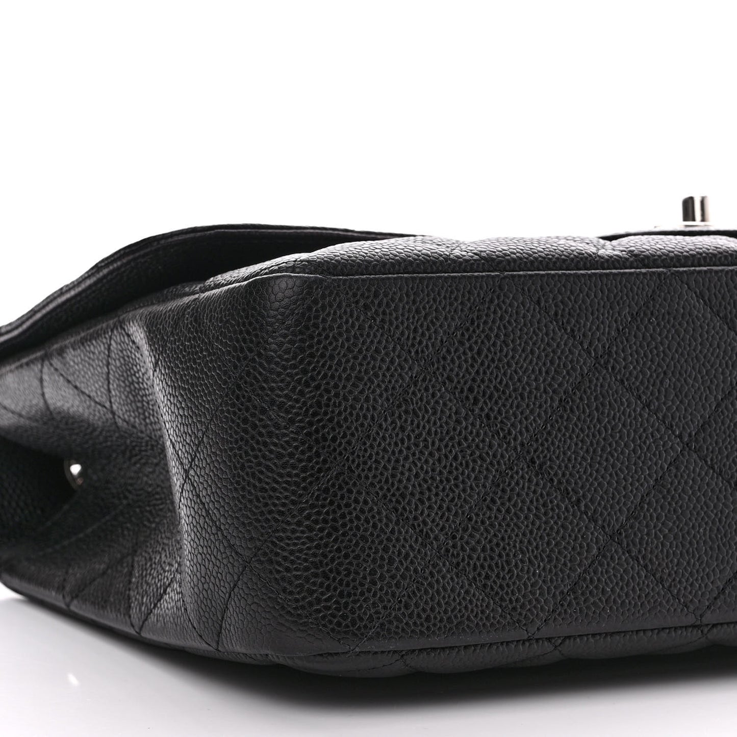 Caviar Quilted Jumbo Single Flap Black