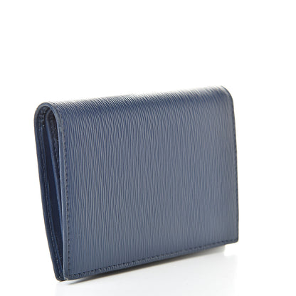 Prada Vitello Move Bi-Fold Wallet Bleuette 3 of 15
