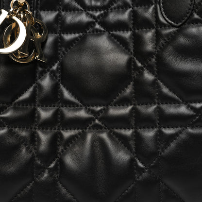 Christian Dior Calfskin Macrocannage Medium Toujours Black 9 of 12