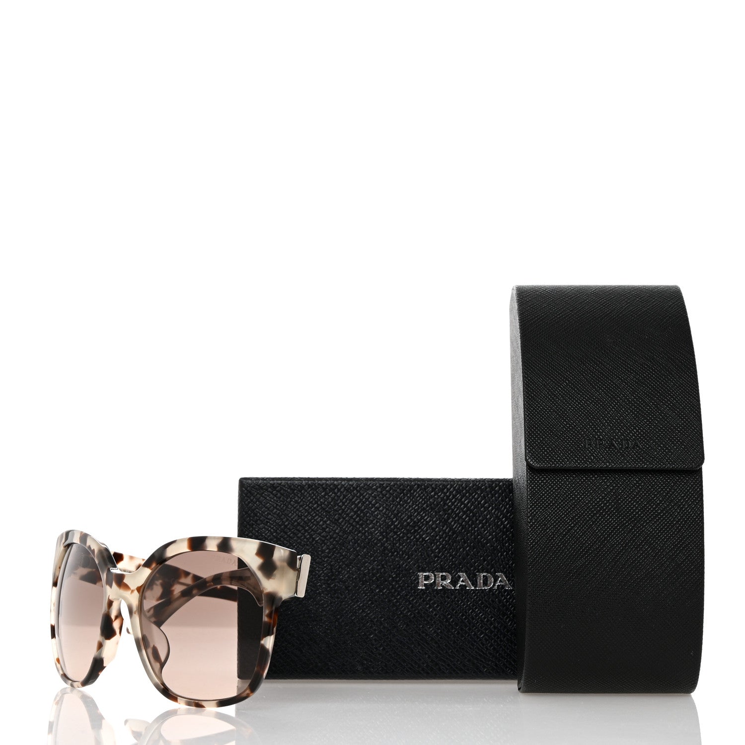 Prada Acetate Sunglasses SPR 10R Tortoise Grey 7 of 7