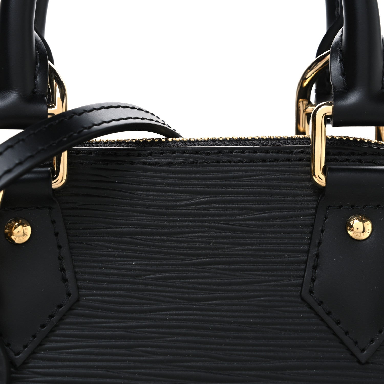 Louis Vuitton LV X TM Epi Alma BB Black 7 of 10