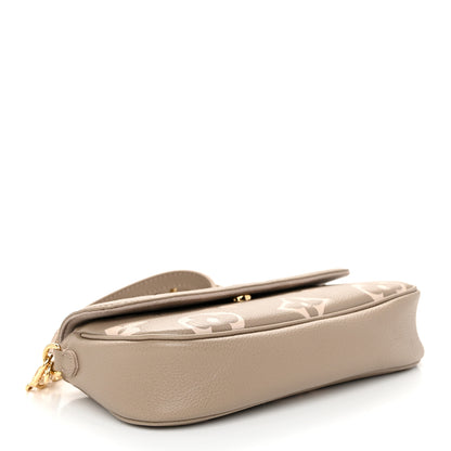 Louis Vuitton Empreinte Monogram Giant Ivy Wallet On Chain Tourterelle Creme 4 of 9