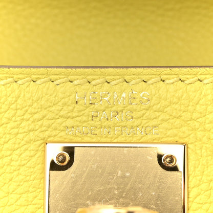 Hermes Evercolor Kelly Ado Backpack Lime 6 of 11