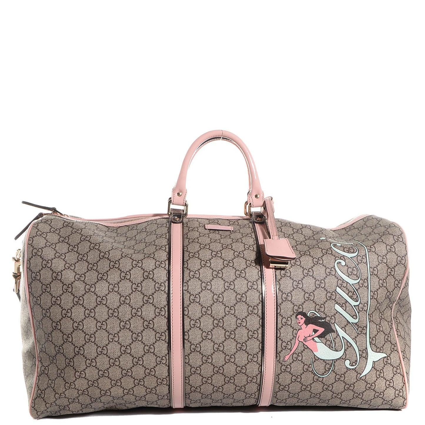 Monogram Mermaid Joy Large Carry On Duffle Bag Pink