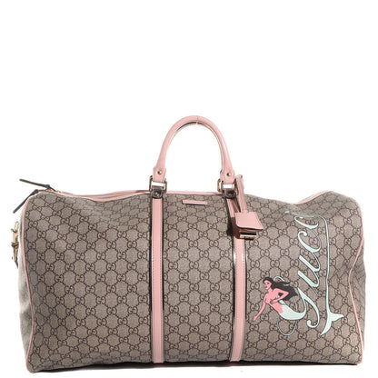 Gucci Monogram Mermaid Joy Large Carry On Duffle Bag Pink 1 of 7