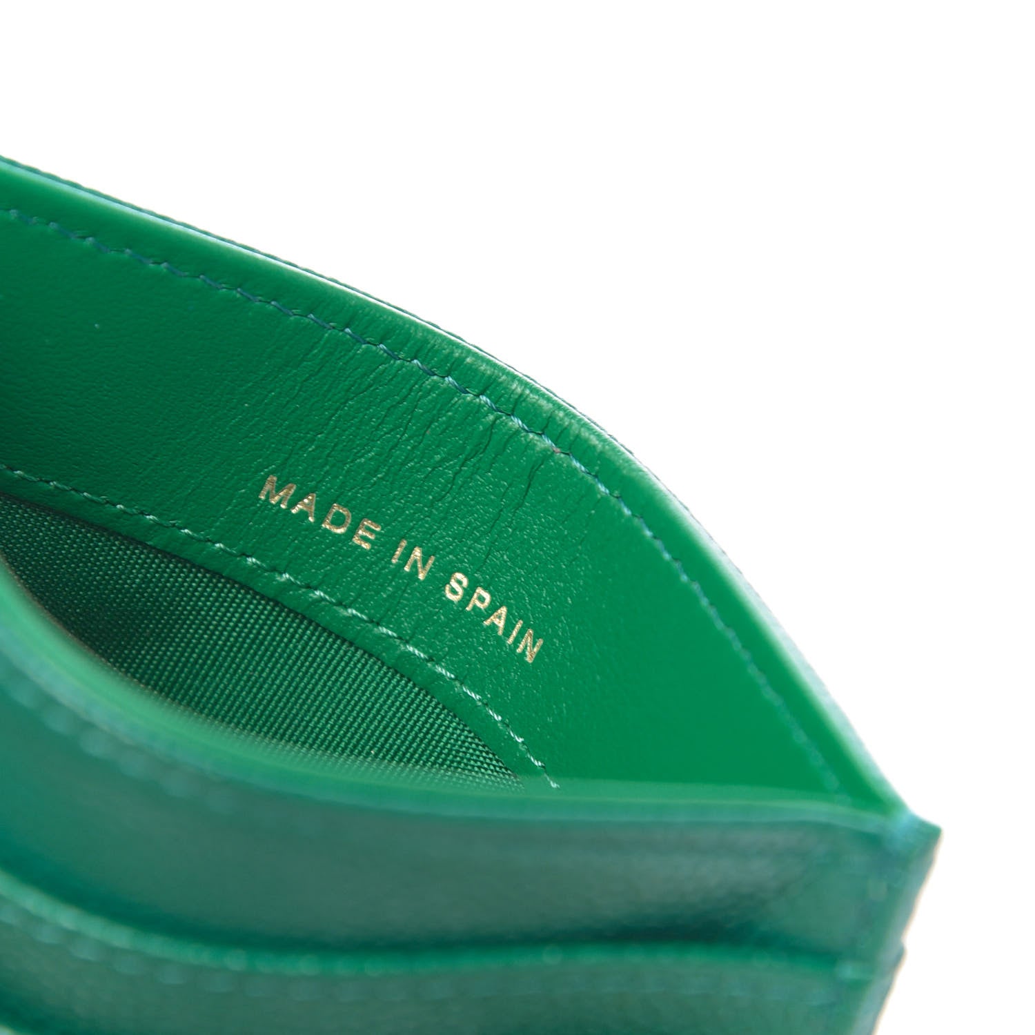 Chanel Caviar Quilted Card Holder Green 7 of 9