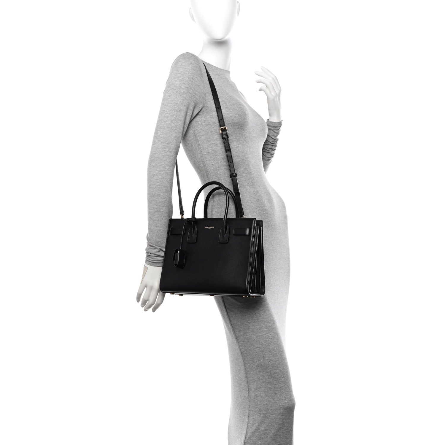 Saint Laurent Calfskin Baby Sac De Jour Black 2 of 17
