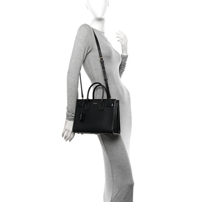 Saint Laurent Calfskin Baby Sac De Jour Black 2 of 17