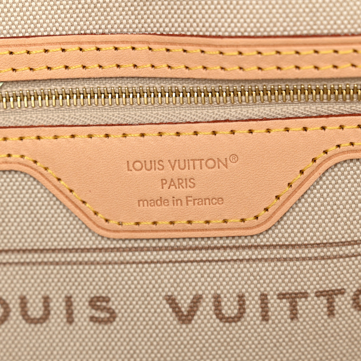 Jacquard Monogram Embleme Neverfull MM Peuplier