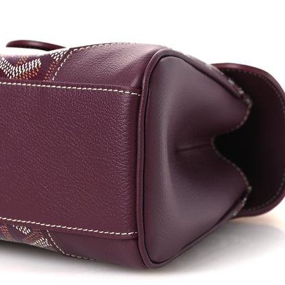 Goyard Goyardine Mini Saigon Burgundy 9 of 10