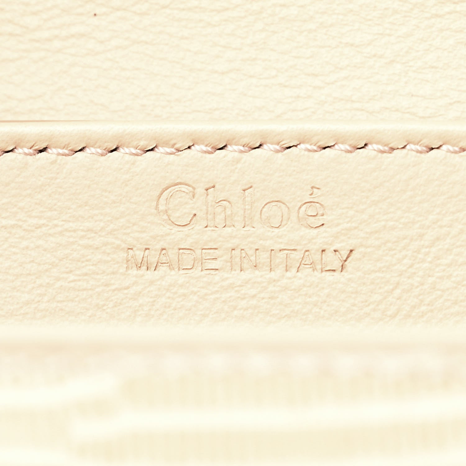 Chloe Calfskin Lizard Embossed Mini C Double Carry Biscotti Beige 5 of 8