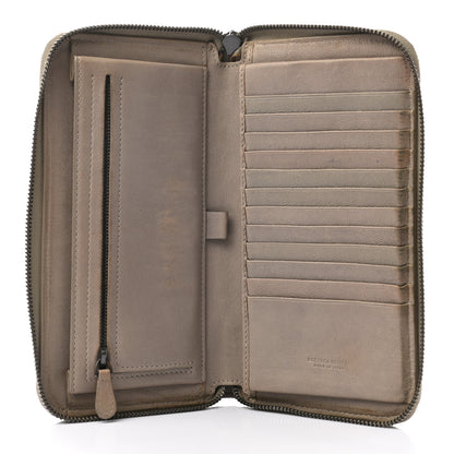 Bottega Veneta Nappa Intrecciato Zip Around Wallet Mink 5 of 10