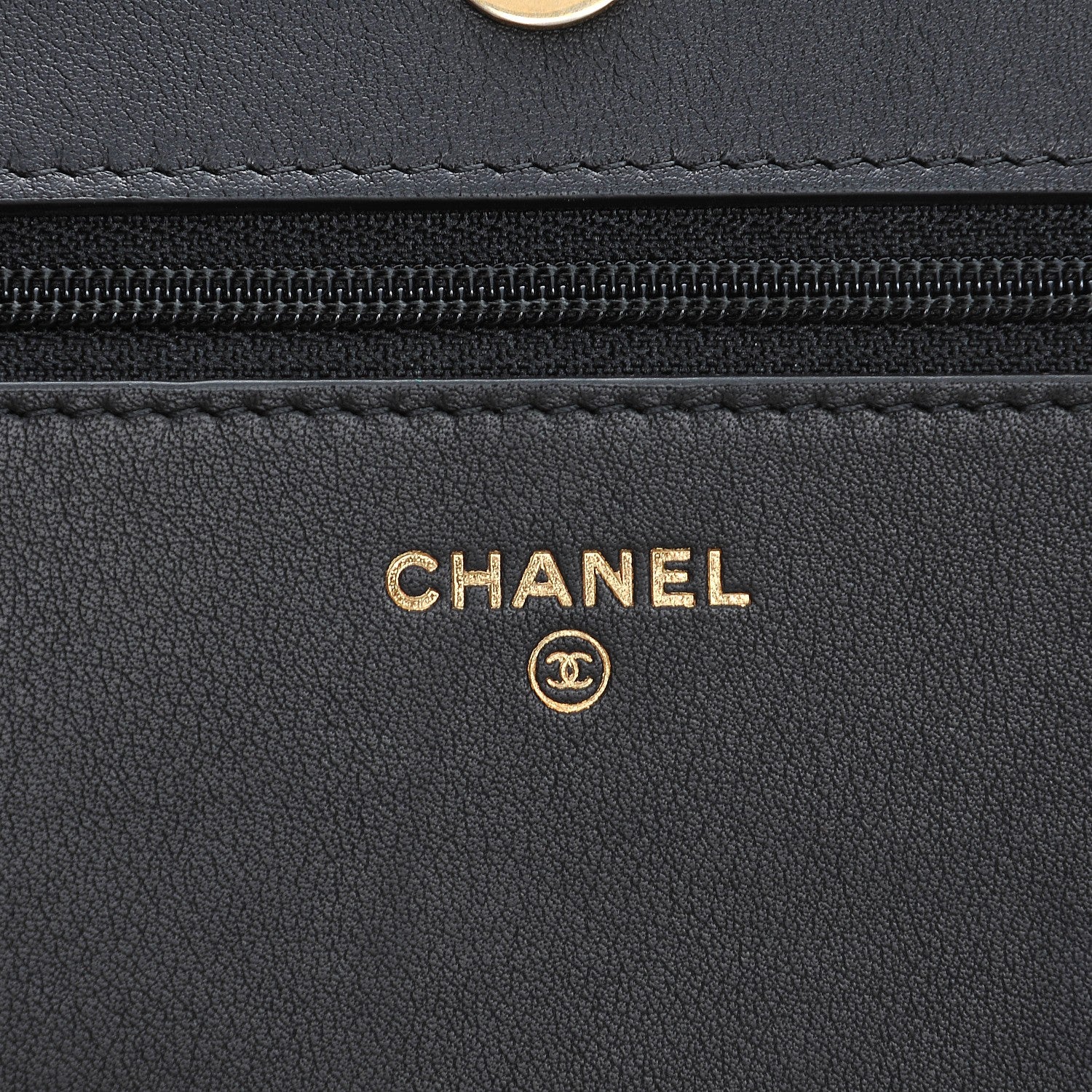 Chanel Calfskin Quilted Boy Wallet On Chain WOC Black 6 of 10