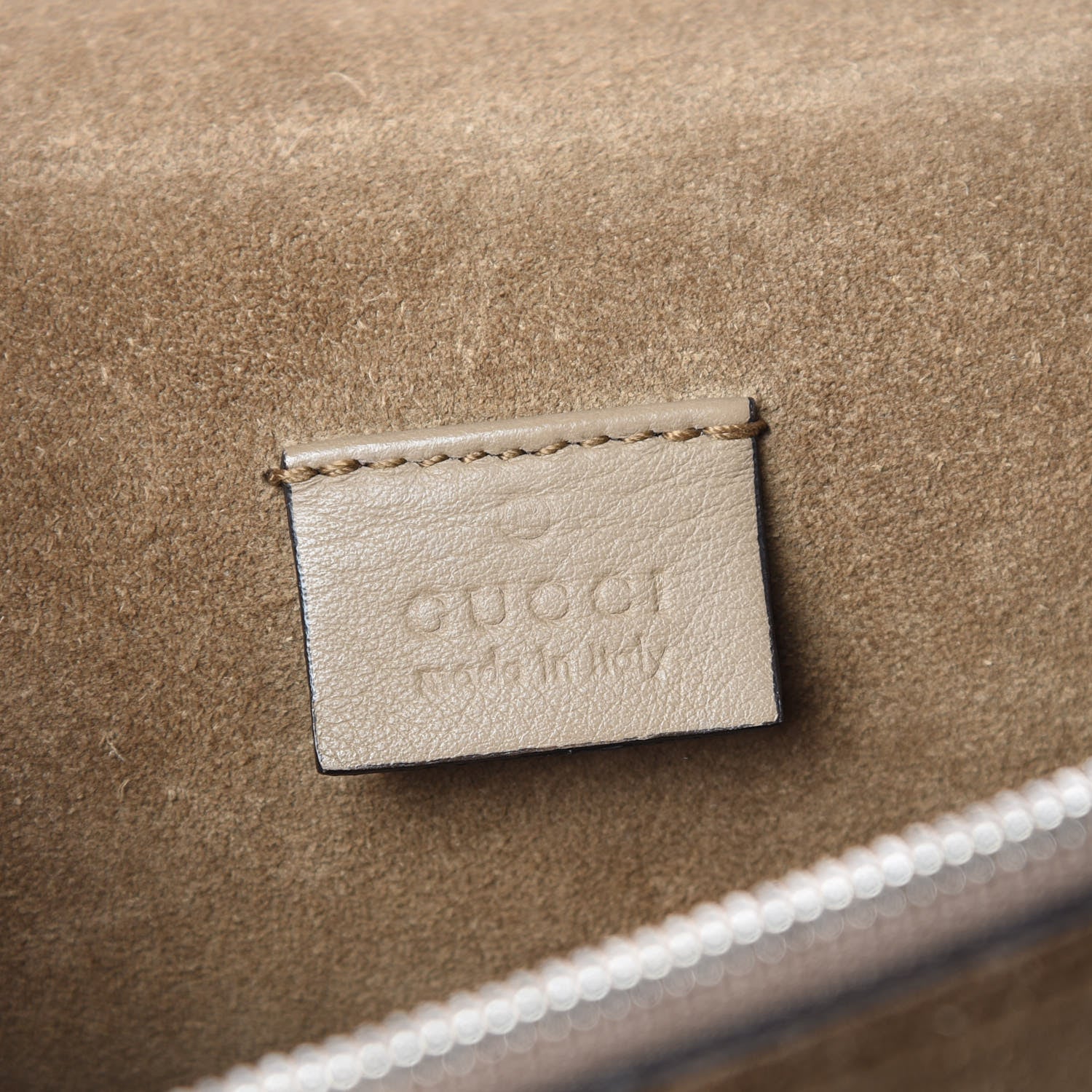 Gucci GG Supreme Monogram Lightning Embroidered Medium Dionysus Shoulder Bag Beige 6 of 18