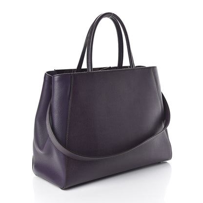 Fendi Vitello Elite Regular 2Jours Tote Ametista 3 of 9