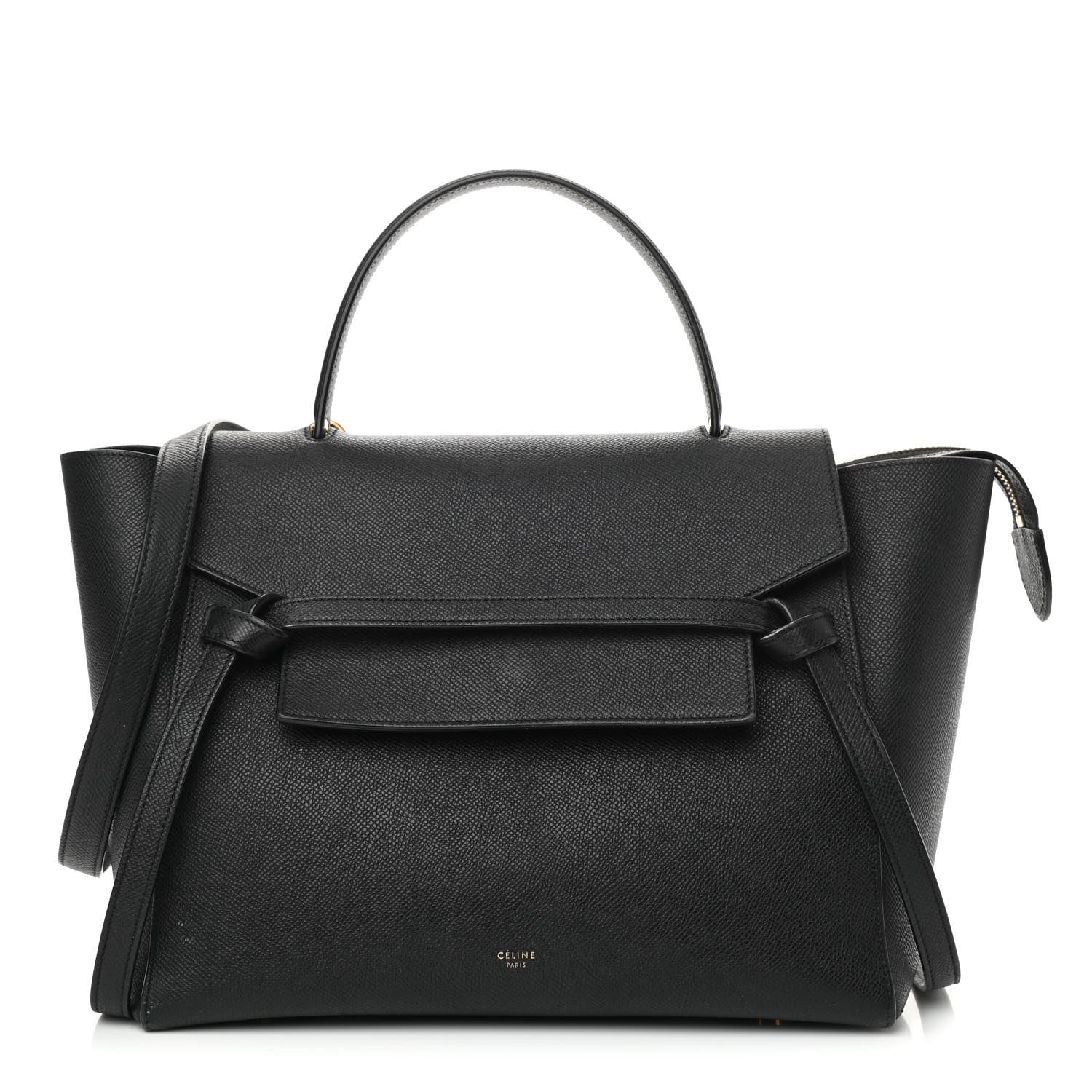 Celine Grained Calfskin Mini Belt Bag Black 1 of 10