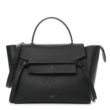 Celine Grained Calfskin Mini Belt Bag Black 1 of 10