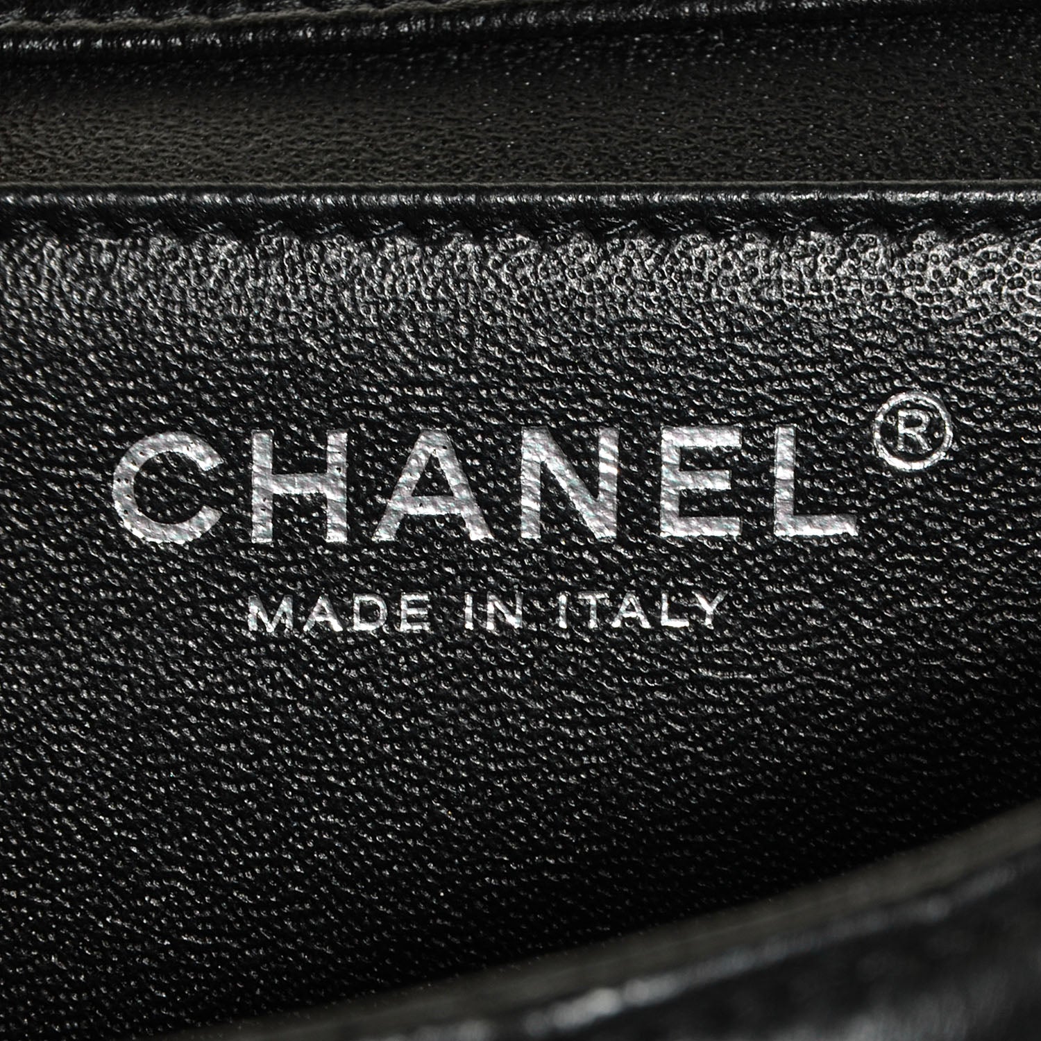 Chanel Lambskin Quilted Clutch With Chain Flap Black 7 of 8