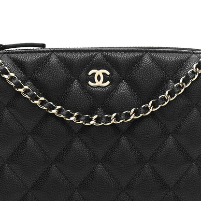 Chanel Caviar Quilted Purse With Chain Black 8 of 10