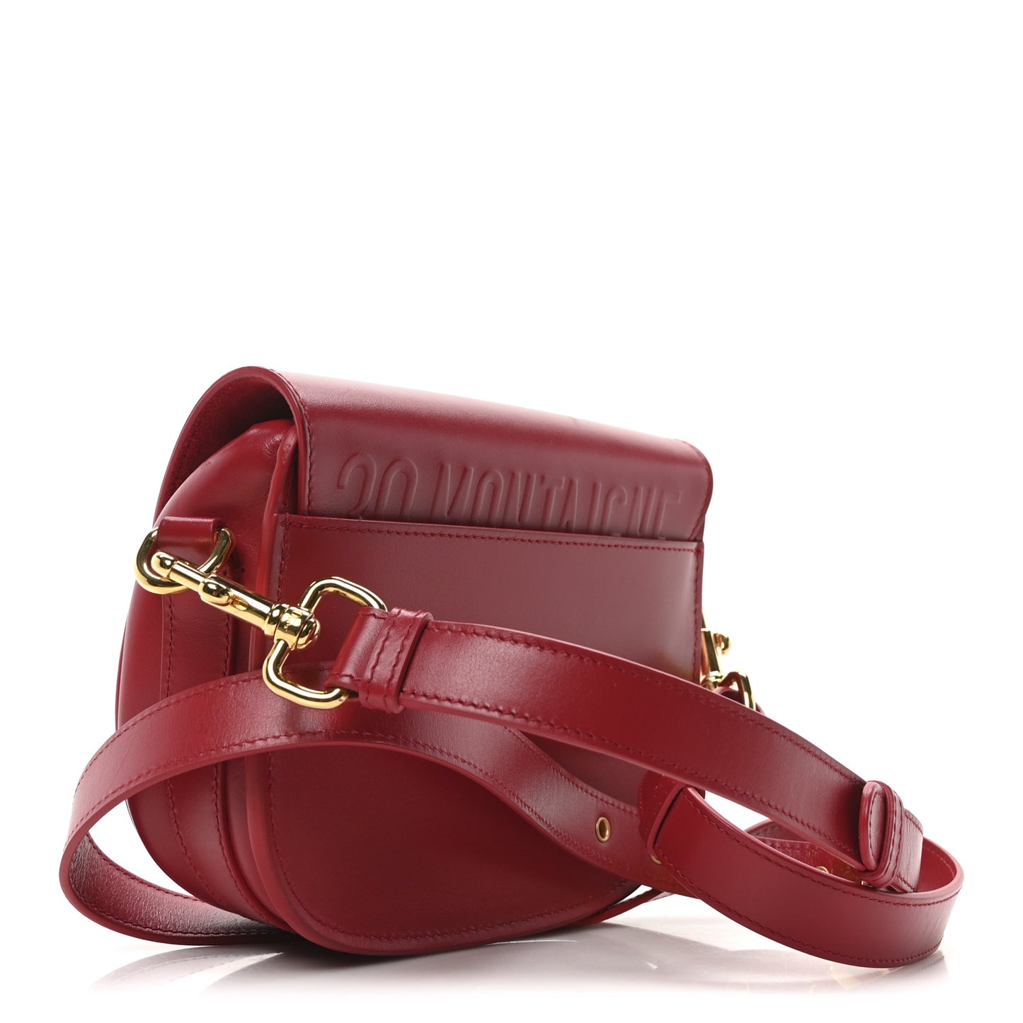 Box Calfskin Small Bobby Flap Red