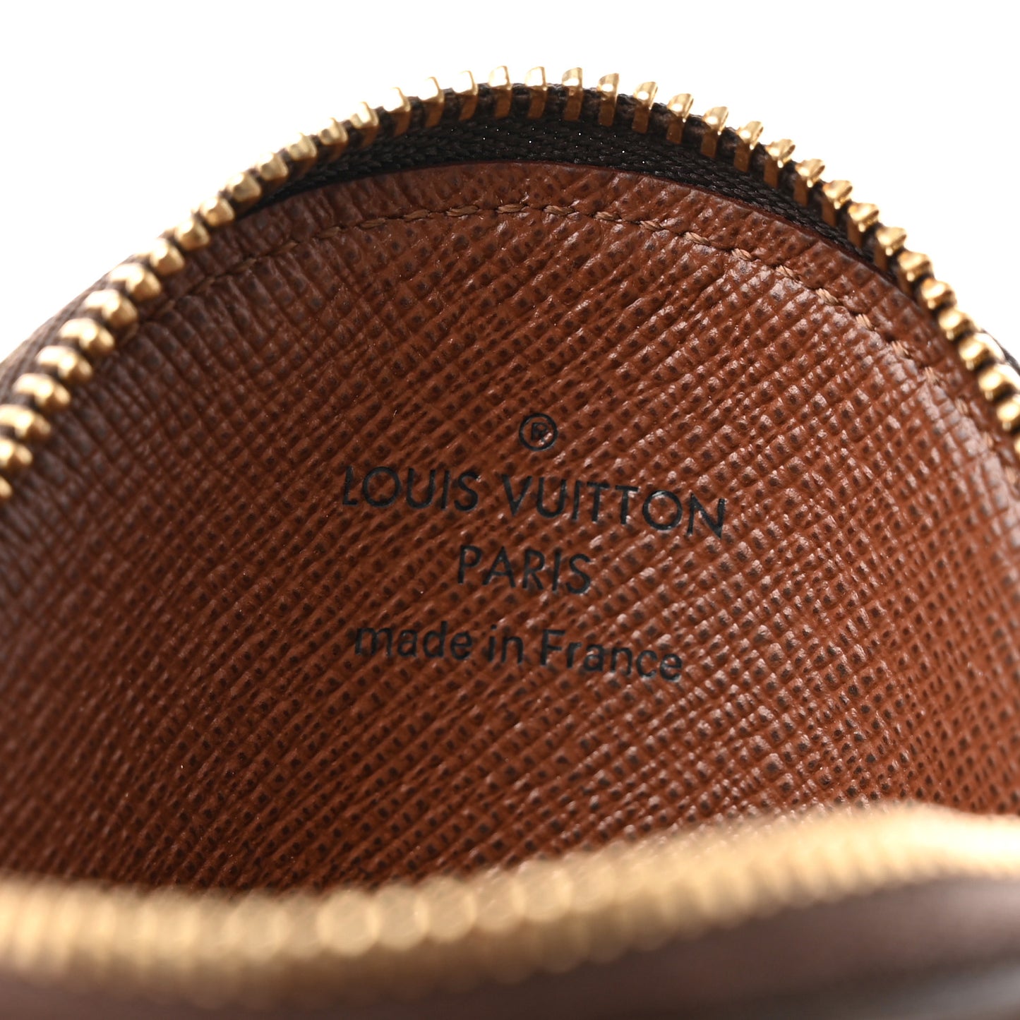 Monogram Round Coin Purse