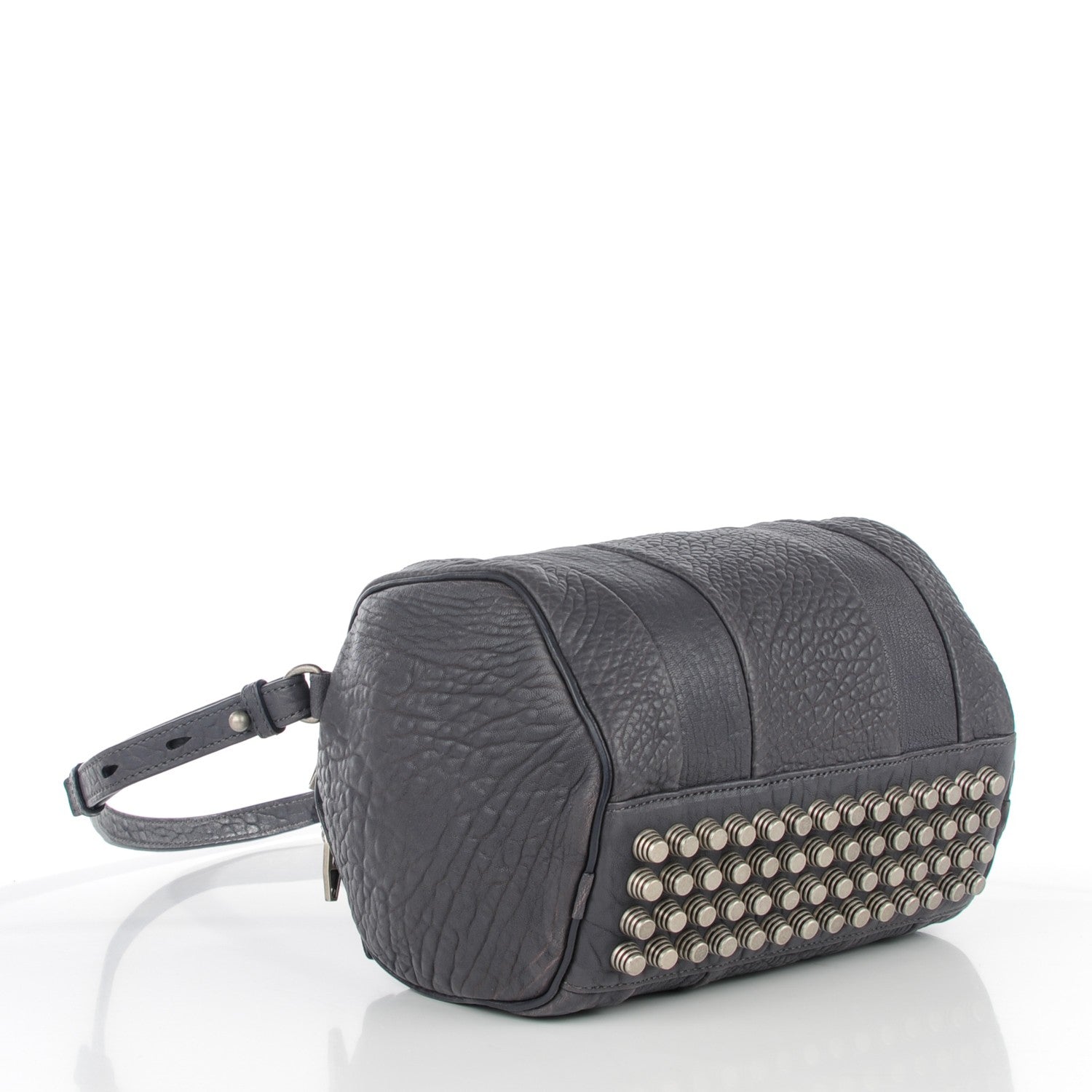 Alexander Wang Pebbled Lambskin Rockie Tundra Antique Silver Hardware 4 of 7