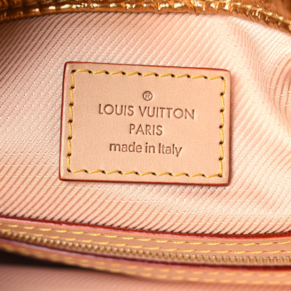 Louis Vuitton Jacquard Quilted Monogram Limelight Clutch PM Gold 6 of 12