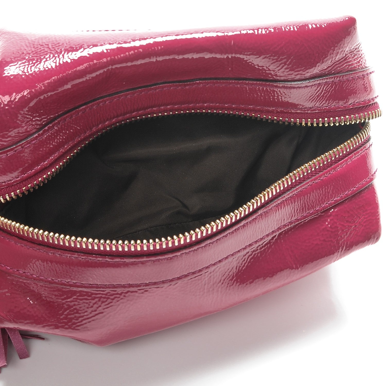 Gucci Patent Medium Soho Cosmetic Case Bright Bougainvillea 5 of 7