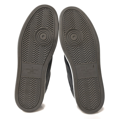 Louis Vuitton Reverse Monogram Eclipse Mens Rivoli Sneakers 10 Black 5 of 9