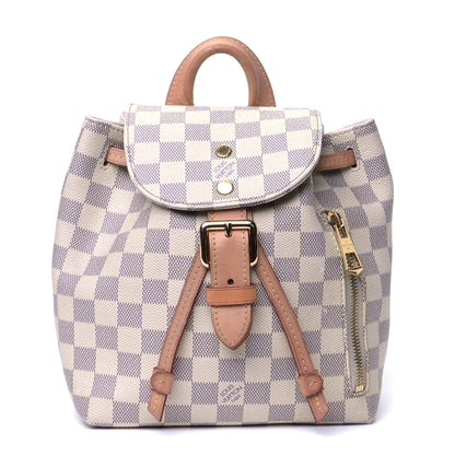 Louis Vuitton Damier Azur Sperone BB Backpack 1 of 5