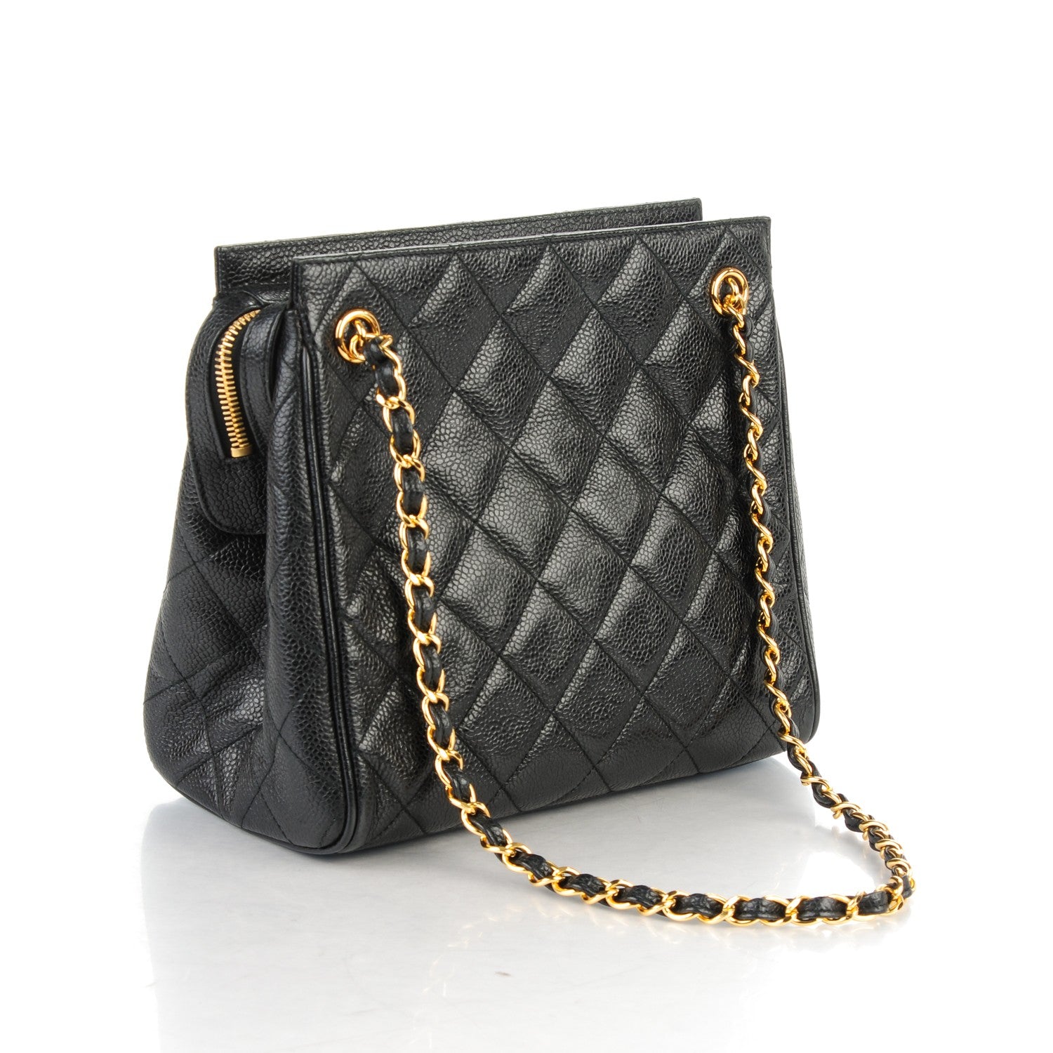Chanel Caviar Quilted Shoulder Bag Black 3 of 8