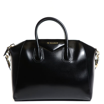 Givenchy Shiny Lord Calfskin Medium Antigona Black 1 of 10