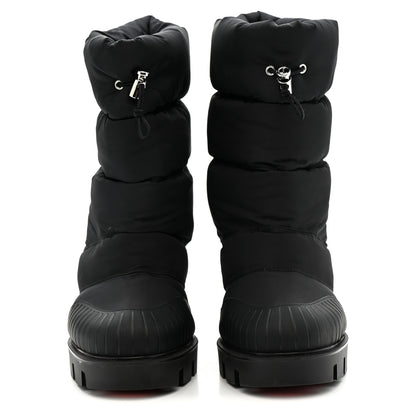 Christian Louboutin Fabric Oriona Lug 100 Boots 40.5 Black 3 of 8