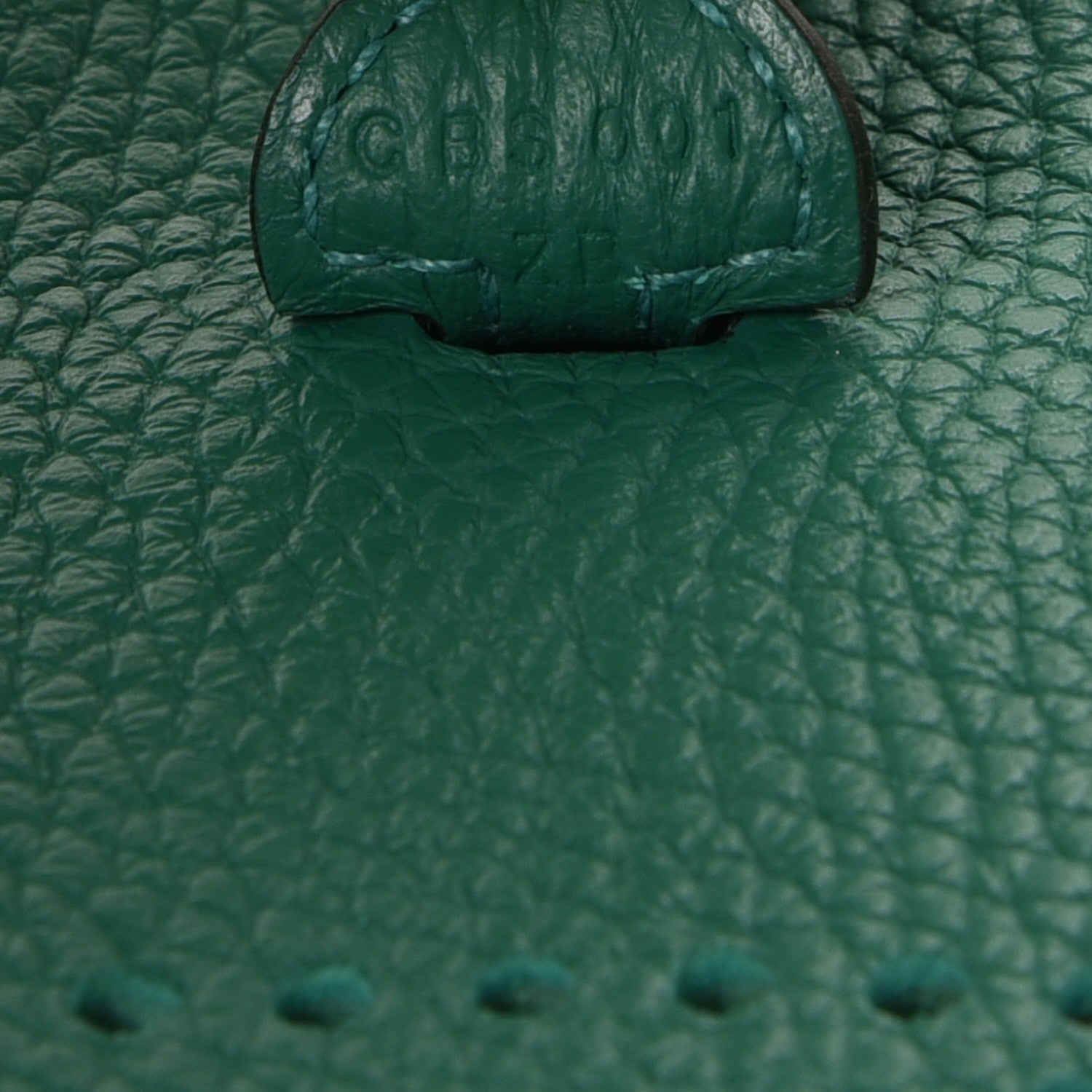 Hermes Taurillon Clemence Amazone Evelyne TPM Vert Vertigo 7 of 8