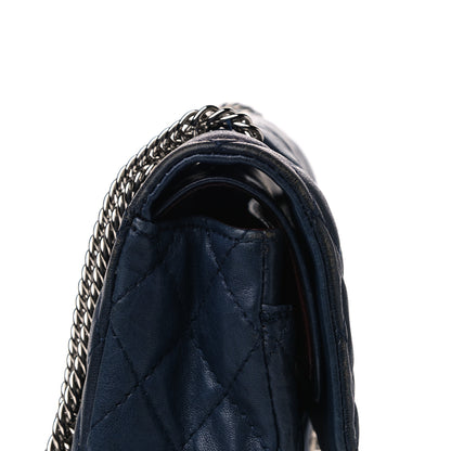 Chanel Lambskin Quilted Medium Double Flap Bijoux Chain Navy 19 of 23