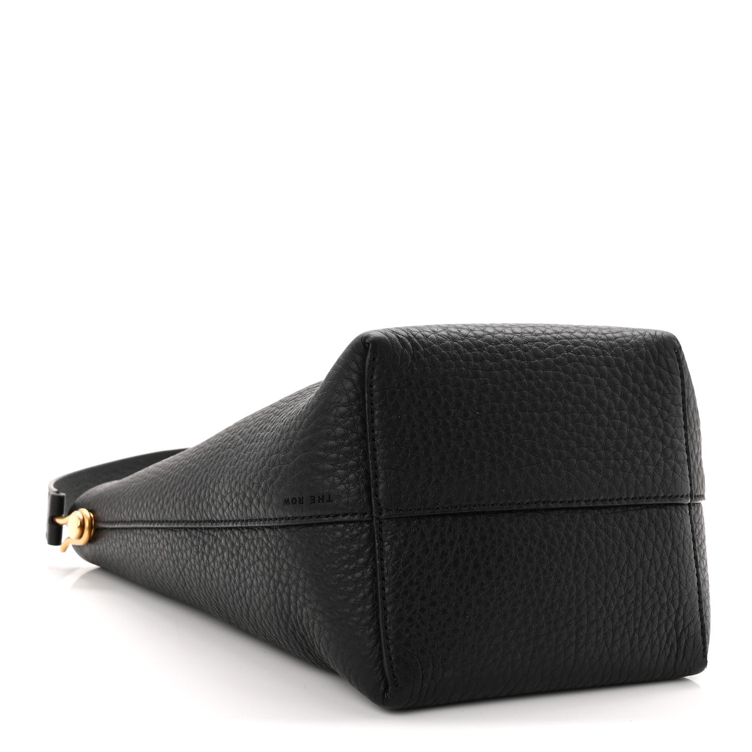 The Row Grained Calfskin Small N/S Hook Tote Black 4 of 9
